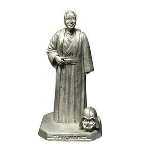 Star Wars Rawcliffe Fine Pewter Anakin Skywalker & Darth Vader Helmet Figurine